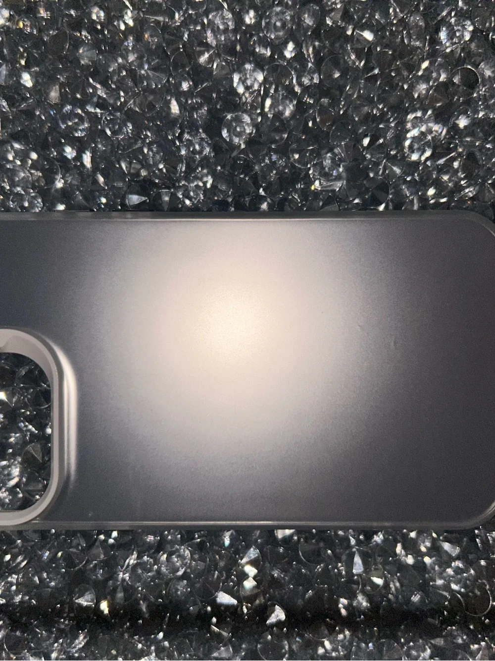 iPhone 15 Sleek Black Phone Case with Camera Protection